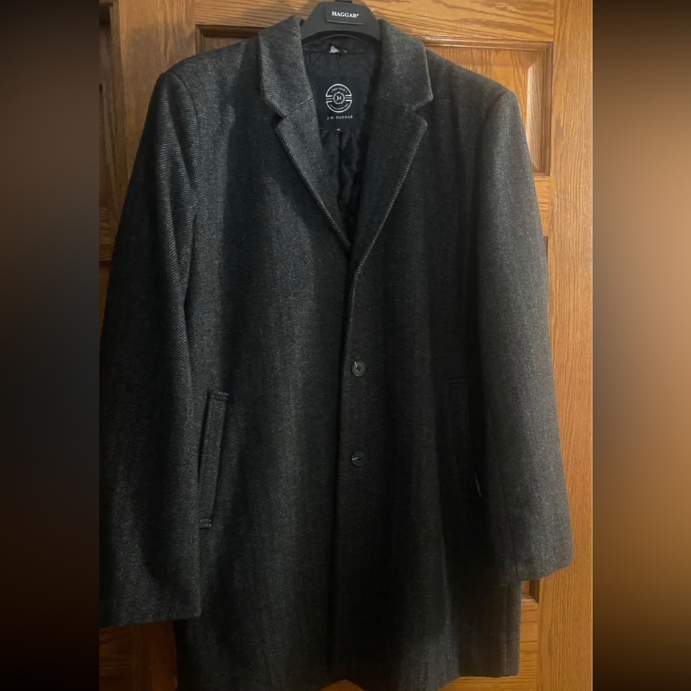 Men’s Black Wool Coat
